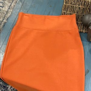 Orange Lularoe Cassie